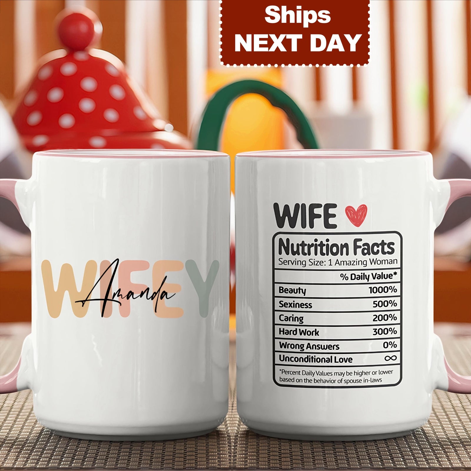 Birthday gift for wife, gifts for wife, Custom Wife Mug, gift for wife, valentines gifts for wife, anniversary gifts, gift for her