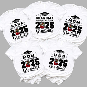 2025 Graduate Shirt With Your Custom Photo, Family Matching Graduation Tshirts, Graduation Party Gift, Senior 2025 Tee, College Graduation