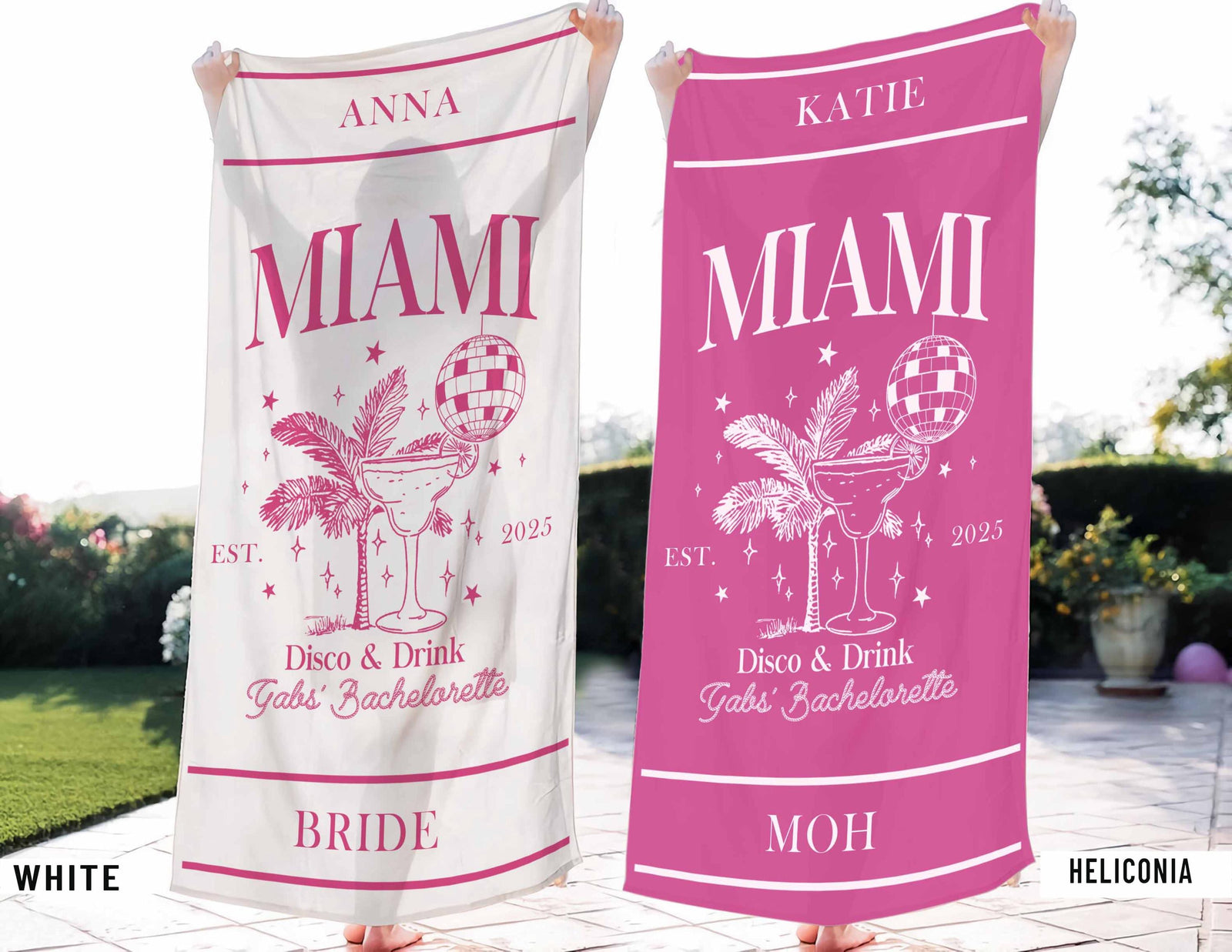 Personalized Bachelorette Towel Gifts, Bachelorette Beach Towel, Custom Bach Club Beach Towel, Weekend Beach Trip Gifts, Bridesmaid Gifts