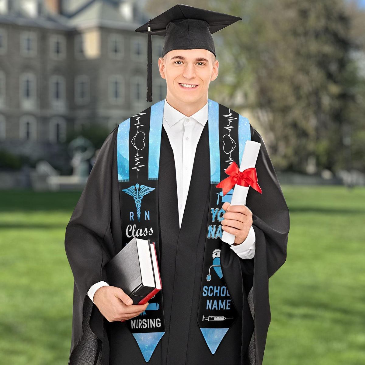 Customized Nursing Stole, RN Stole Nursing Stole Graduation 2024, Nursing Graduation Stole, Nursing Graduation, Nursing Stole Graduate 2025
