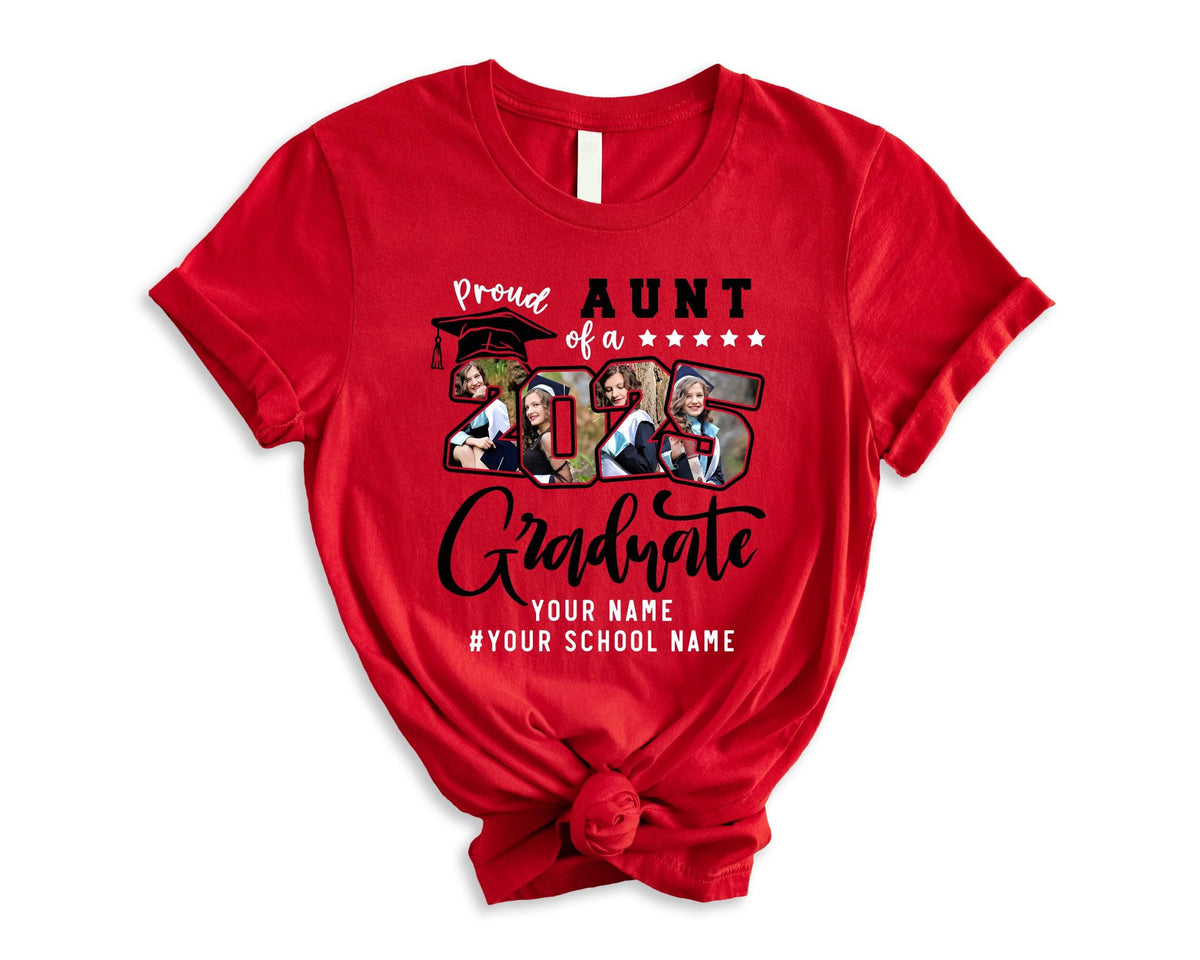 Proud Family T-Shirts,Group 2025 Grad Tees,Graduation Squad Tee,Senior 2025,Graduate 2025 Shirt,Custom Graduate Gift,High School Graduate Tee