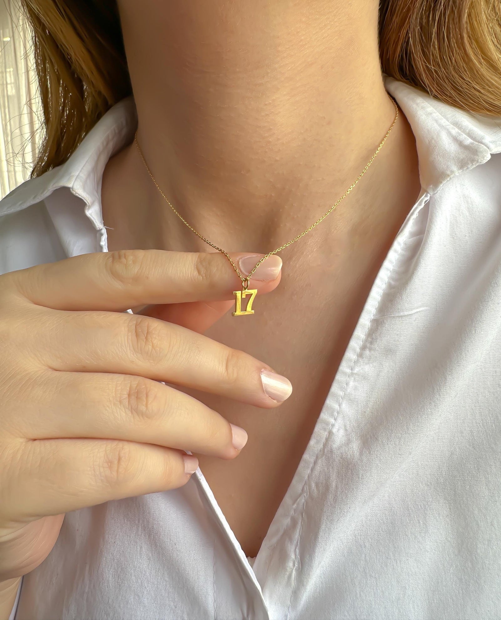 Custom Number Pendant | Personalized Number Jewelry | Date Necklace | Unique Gift for Her | Sports Number Necklace