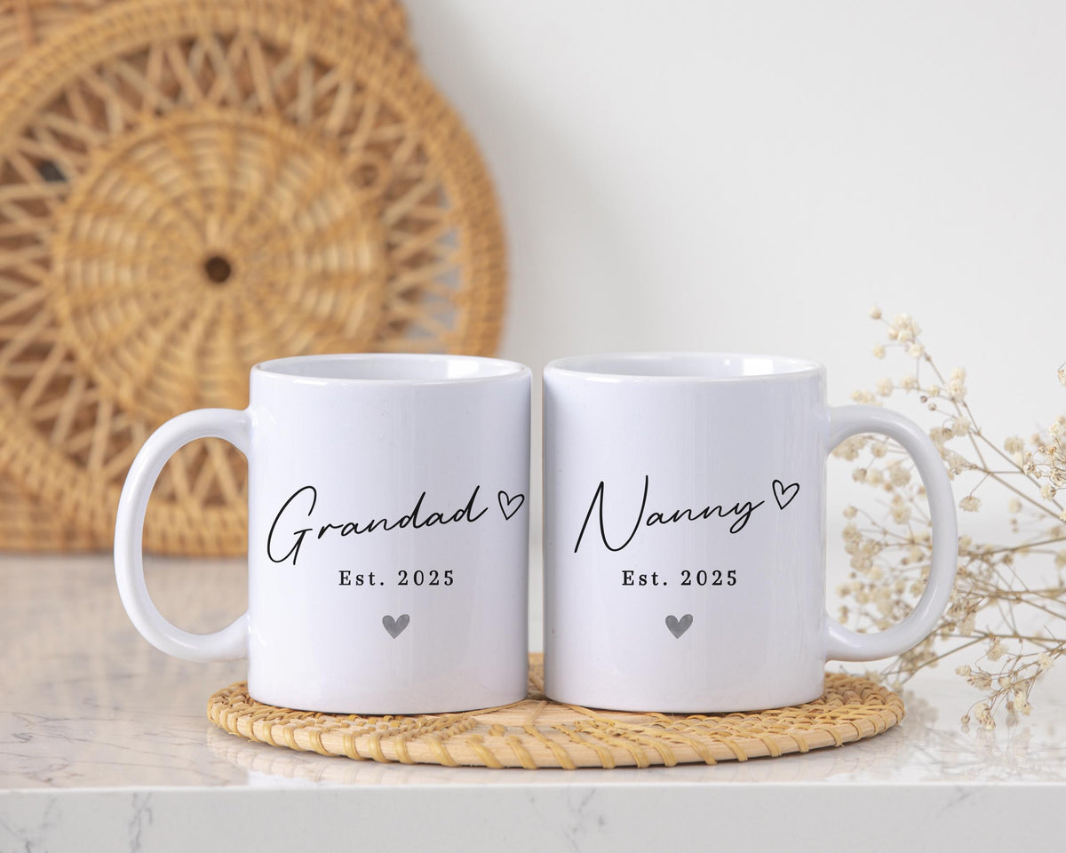 New Mum and Dad Mugs, Mummy and Daddy Mug Set, Mamma Mum To Be, Dad To Be, Gifts for New Parents, Baby Shower Gifts, Pregnancy Announcement