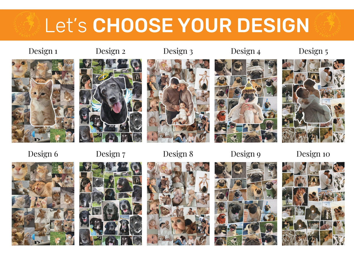 Custom Soft Blanket Personalized Girl Friend Name Photo Collage, Unique Matching Portrait Birthday Gift College Girlfriend