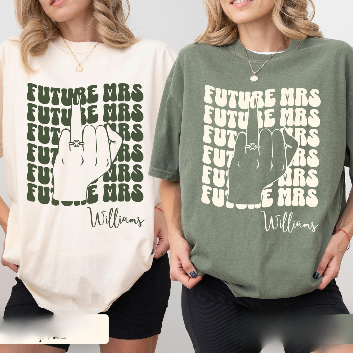 Retro Bachelorette Bride Shirt, Personalized Future Mrs Shirt, Custom Bridal, Bride to be Shirt, Custom Future Mrs Shirt