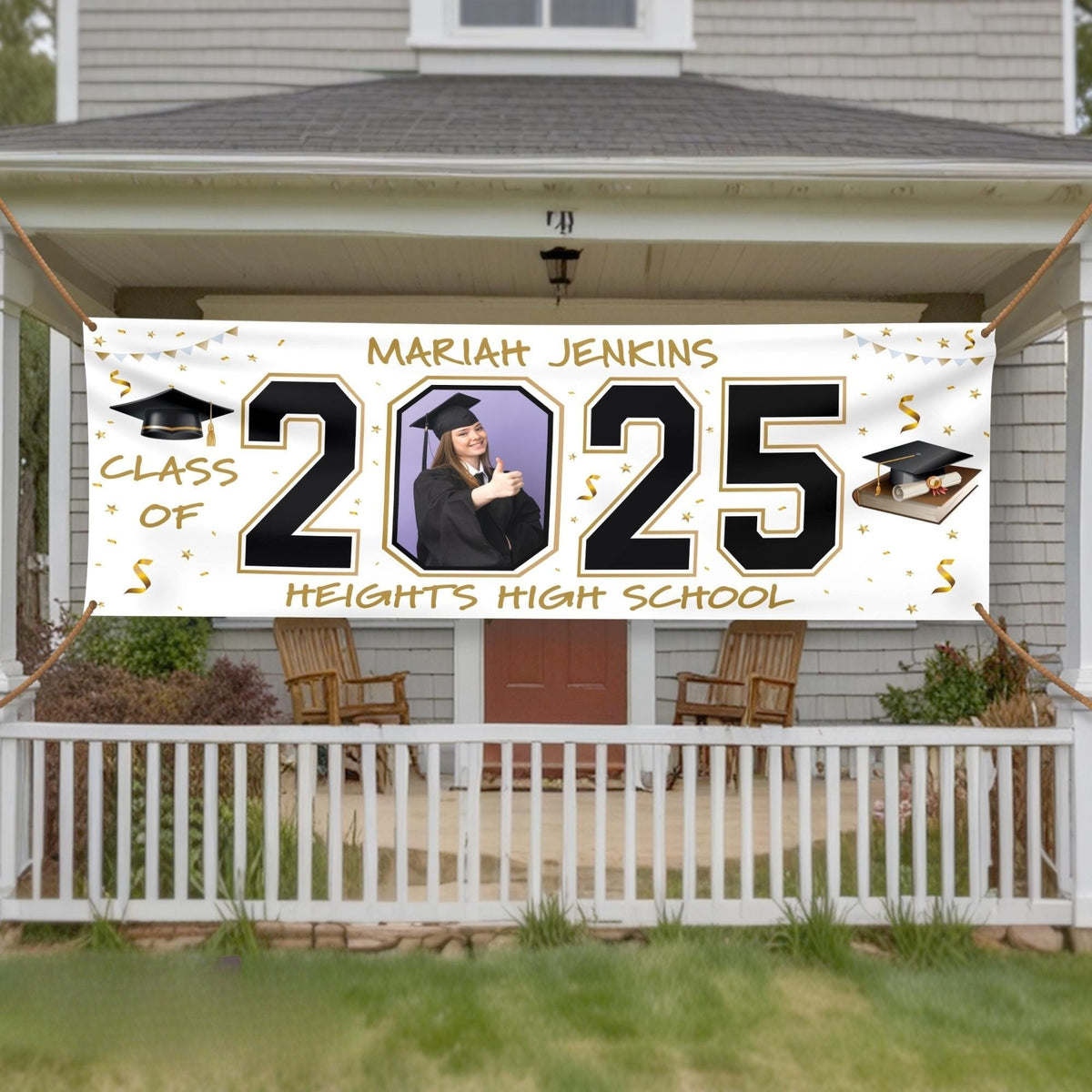 Class of 2025 Banner, 2025 Congrats Banner, Party Banner, Personalized Banner, Party Decoration, Graduation Banner, Grad Banner 2025