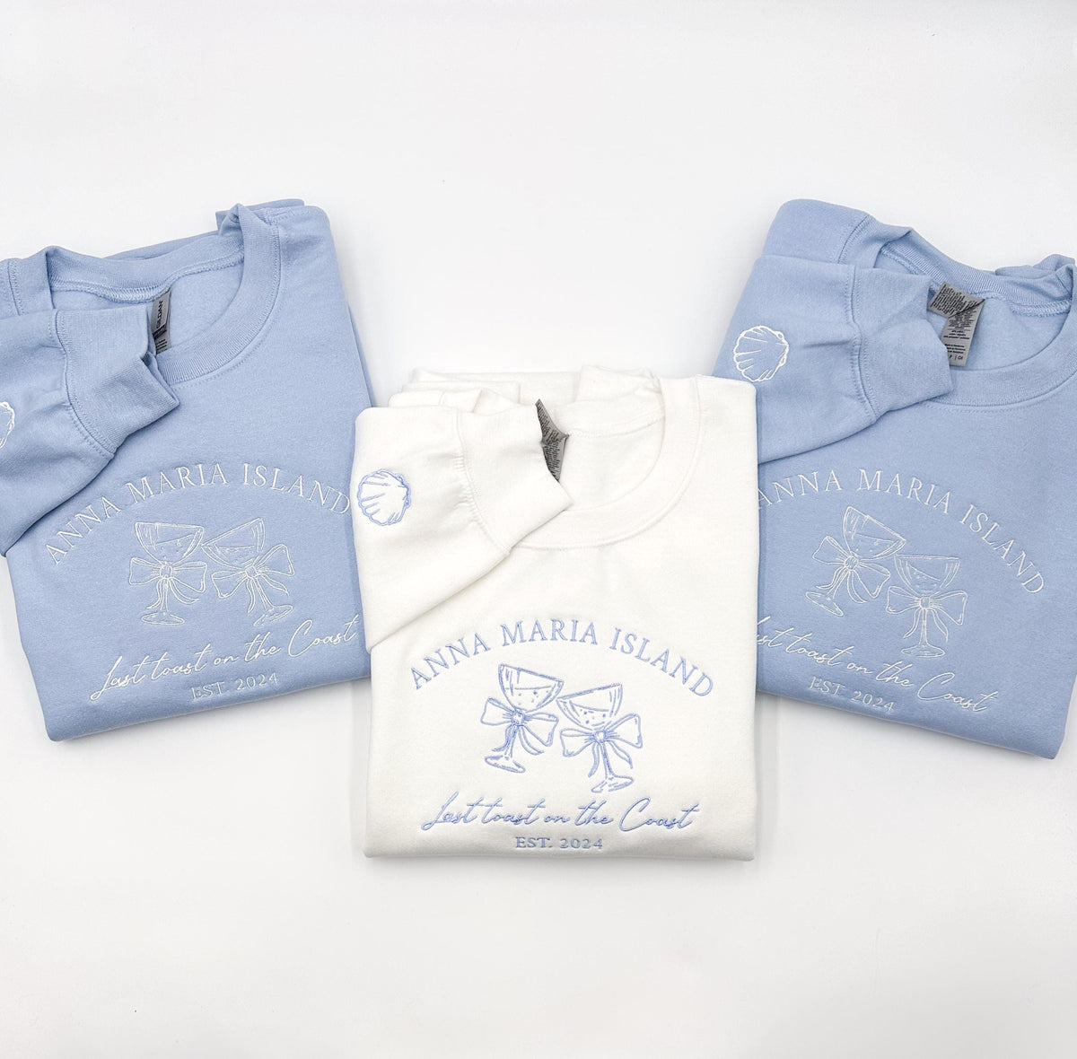 Custom Bachelorette Embroidered Sweatshirt/Hoodie | Wedding Favors | Bride/Bridal Party Gifts | Personalized Charleston & Social Club Gear