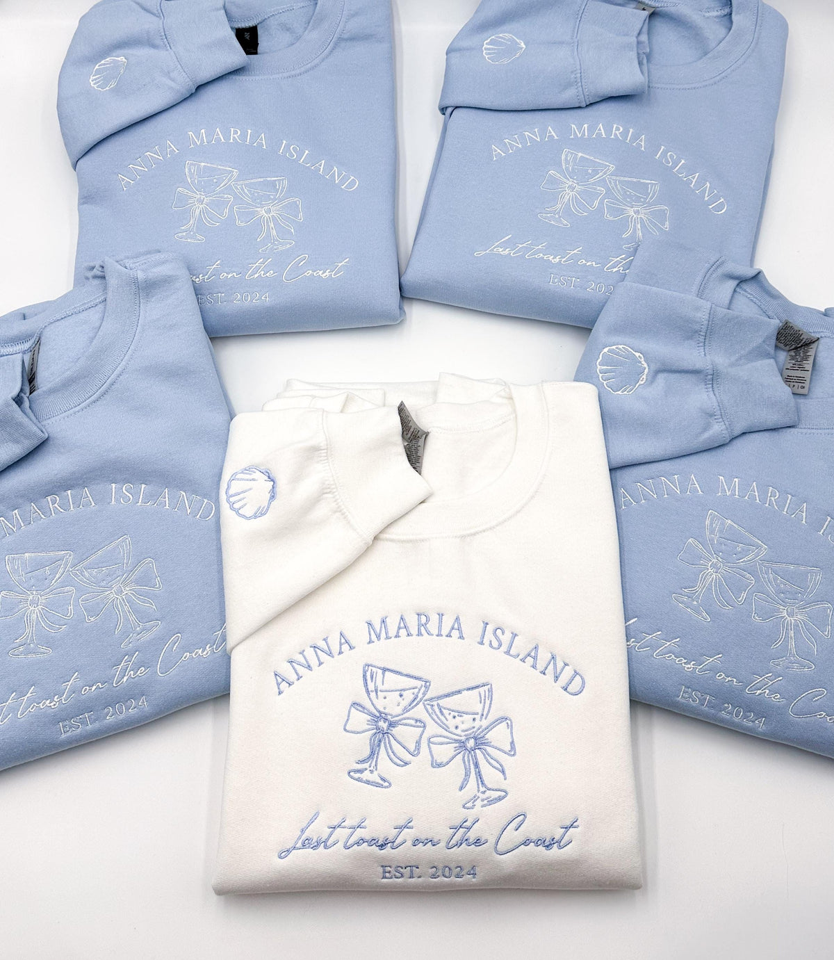 Custom Bachelorette Embroidered Sweatshirt/Hoodie | Wedding Favors | Bride/Bridal Party Gifts | Personalized Charleston & Social Club Gear