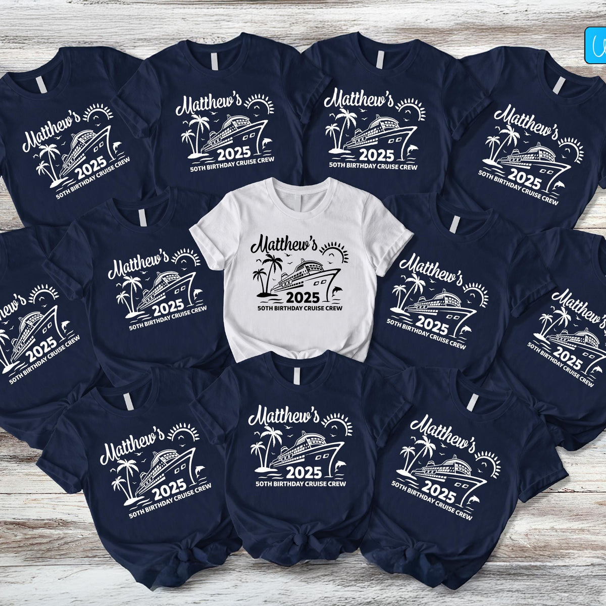 Custom Cruise Birthday Tshirt, Birthday Cruise Tee, Personalized Cruise Birthday Shirt, Cruise Birthday Mathing Shirt, 50th Birthday Cruise