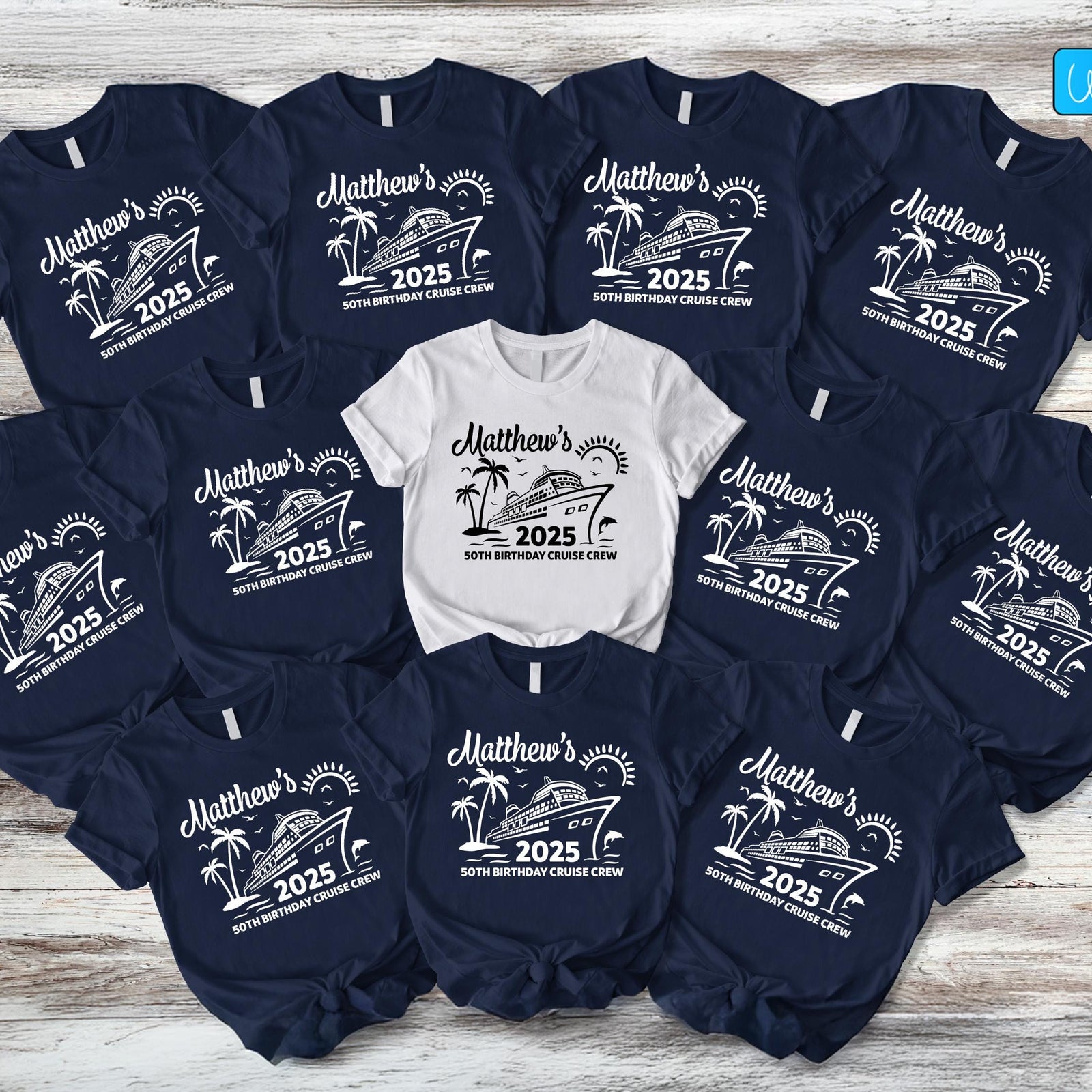 Custom Cruise Birthday Tshirt, Birthday Cruise Tee, Personalized Cruise Birthday Shirt, Cruise Birthday Mathing Shirt, 50th Birthday Cruise