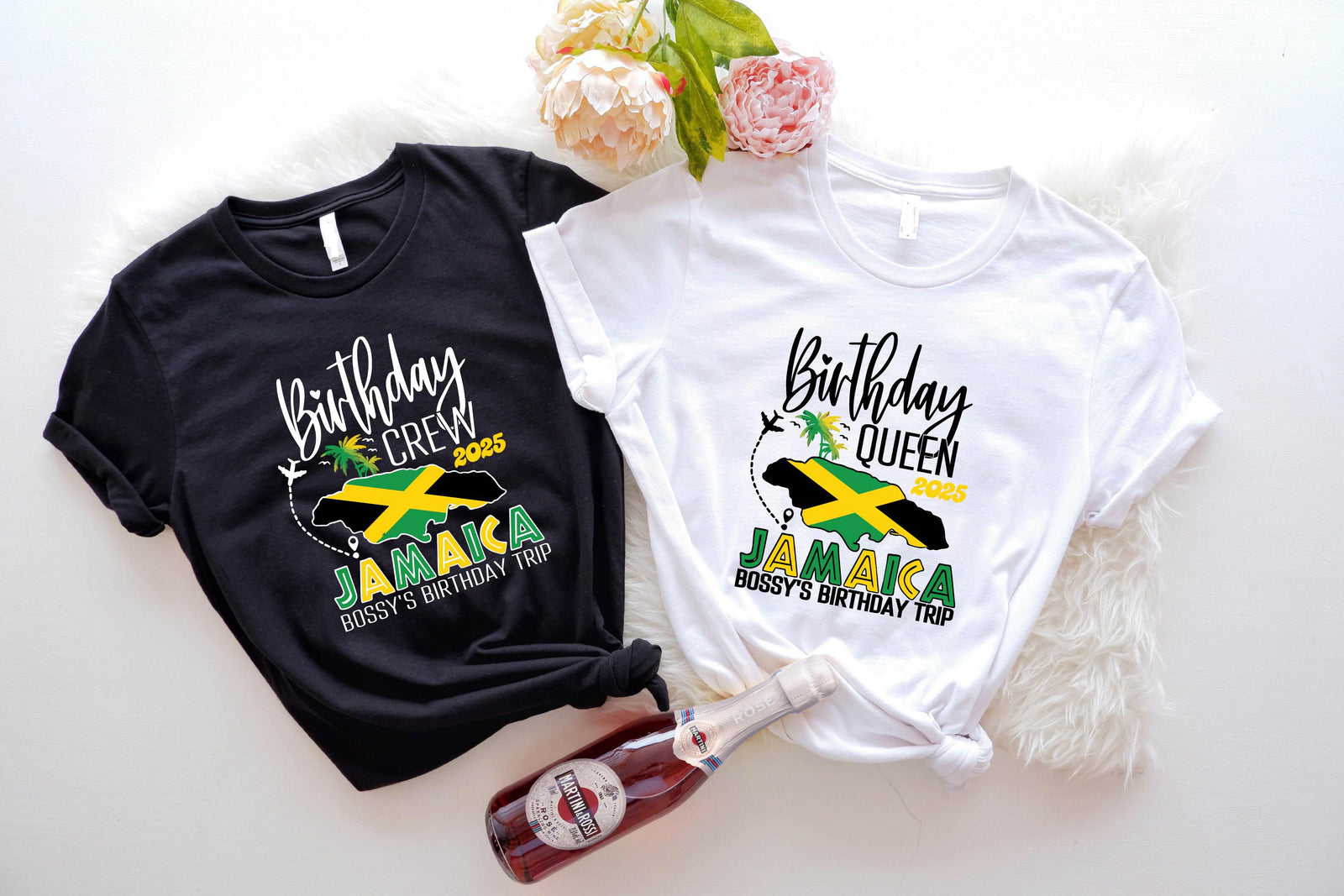 Jamaica Birthday Trip T-shirt, Personalized Name Birthday Shirt, Jamaica Birthday Queen Tee, Jamaica Birthday Crew Shirt, Birthday Squad Tee