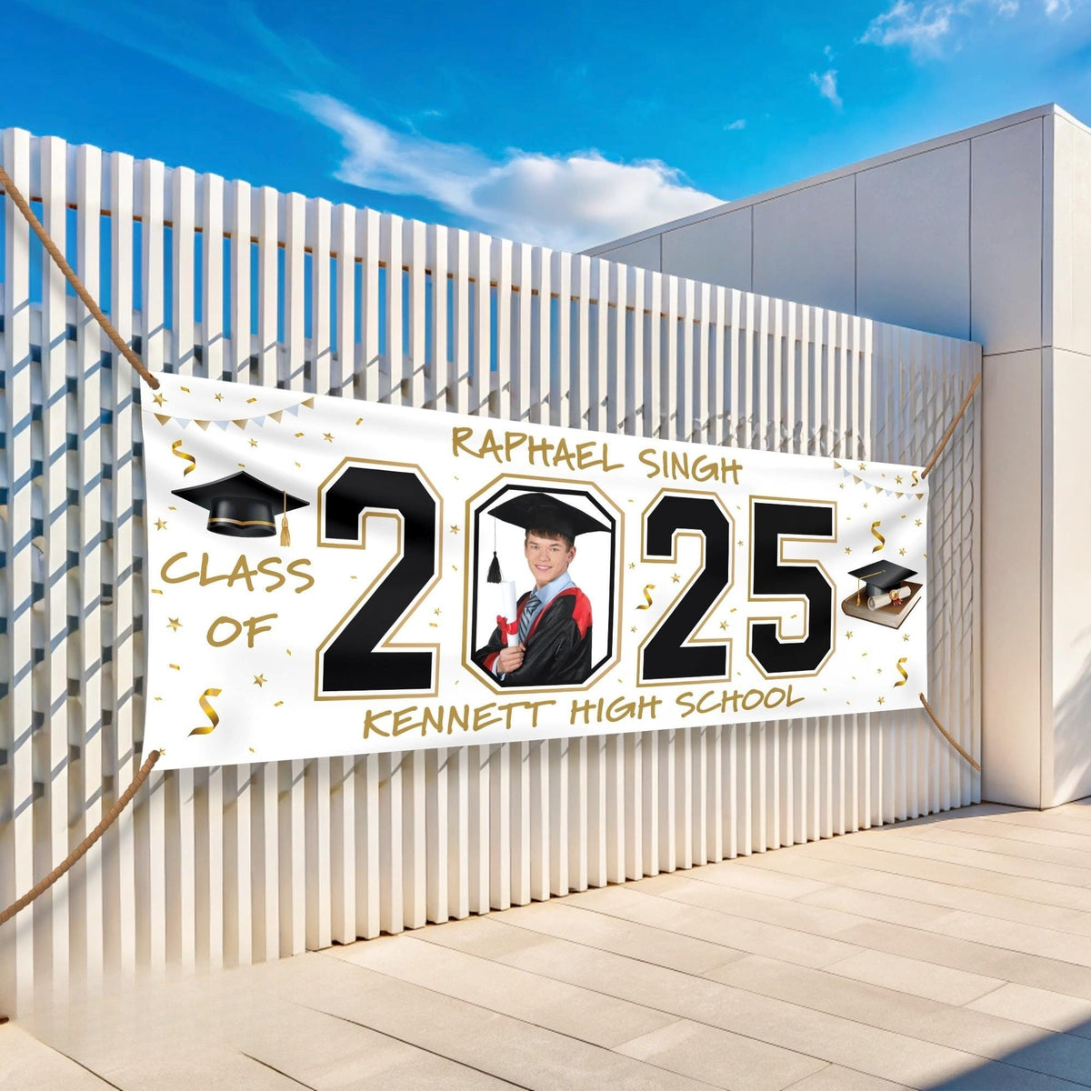 Class of 2025 Banner, 2025 Congrats Banner, Party Banner, Personalized Banner, Party Decoration, Graduation Banner, Grad Banner 2025