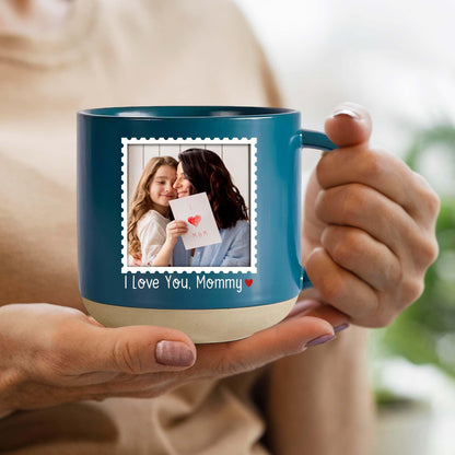 Custom Coffee Mug with Photo, Personalized Picture Coffee Cup Anniversary Mug Gift for Him Her, Logo-Text Mug Photo Coffee Mug Birthday Gift