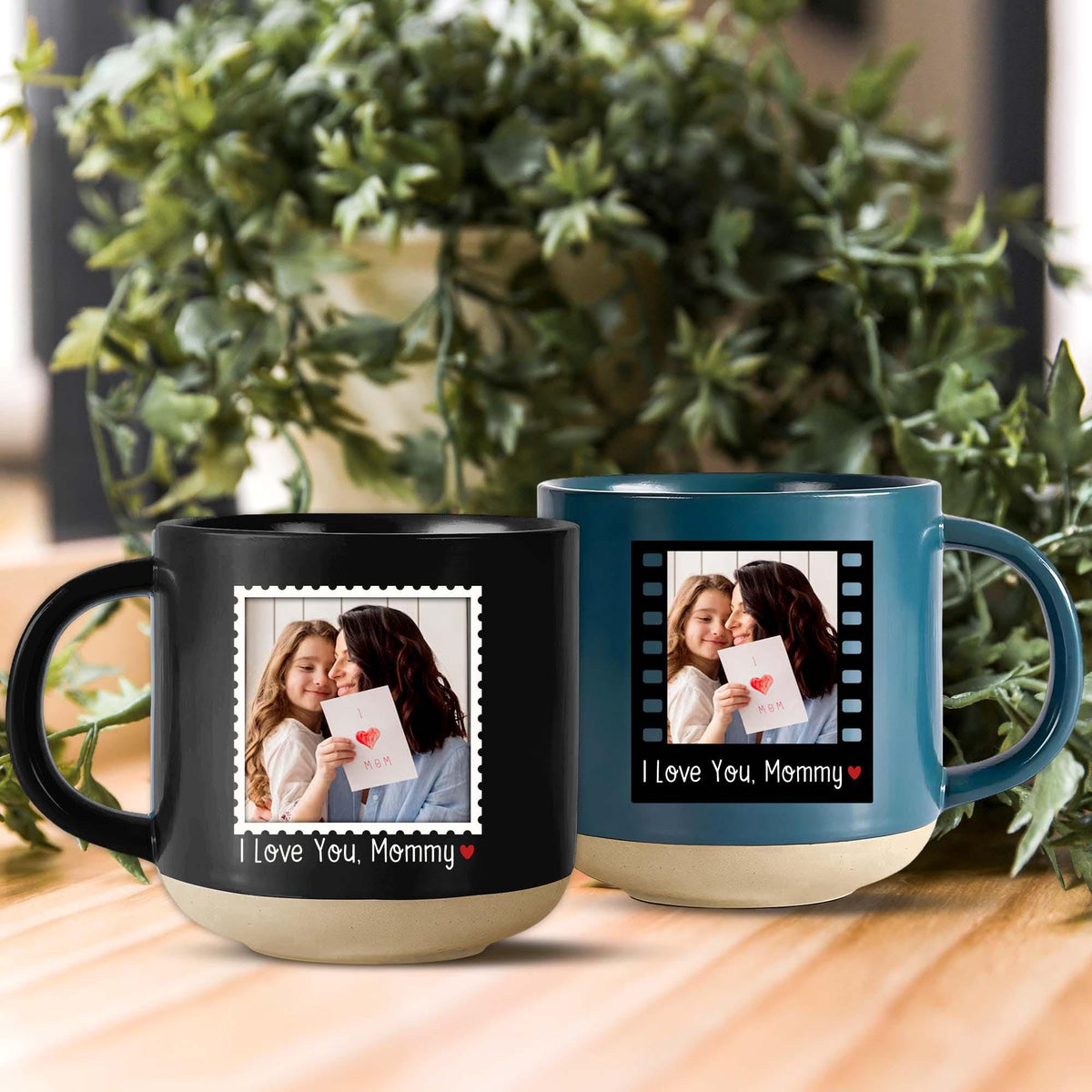 Custom Coffee Mug with Photo, Personalized Picture Coffee Cup Anniversary Mug Gift for Him Her, Logo-Text Mug Photo Coffee Mug Birthday Gift
