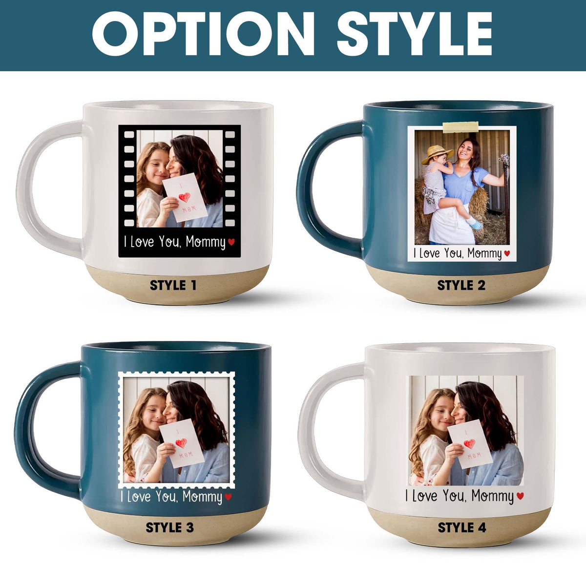 Custom Coffee Mug with Photo, Personalized Picture Coffee Cup Anniversary Mug Gift for Him Her, Logo-Text Mug Photo Coffee Mug Birthday Gift