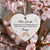 Personalised Teacher Gift Thank You For Being Part Of My Story Ceramic Heart Ornament Hanging Leaving School TA Appreciation Custom Name