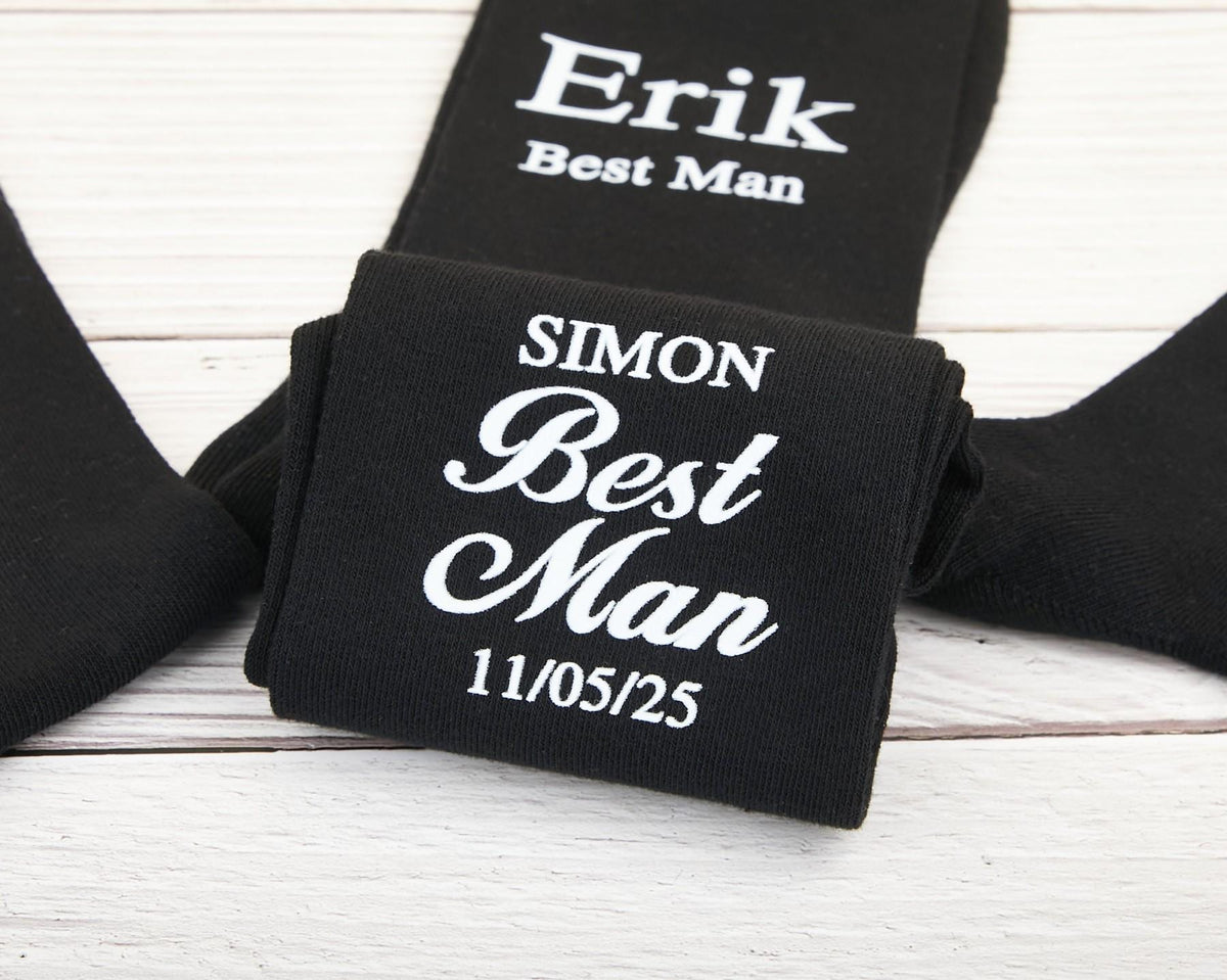 Personalized Groomsmen Socks,Custom Groomsmen Sock,Groom and Groomsman Socks,Groomsmen Proposal Gifts,Wedding Party Socks,Groomsman Gift.