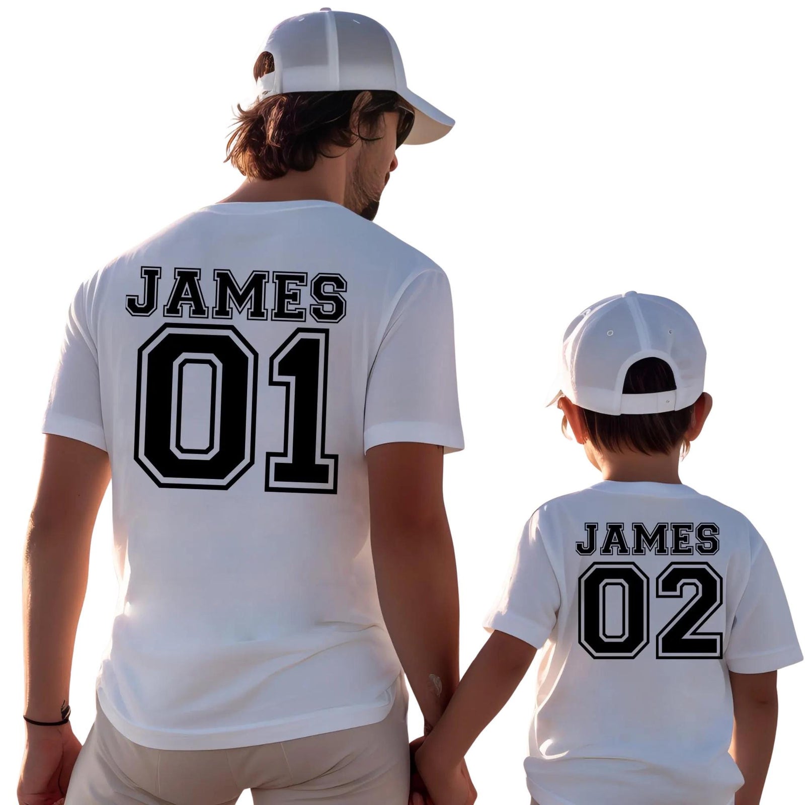 Personalized Dad Shirt, Fathers Day Gift, Fathers Day Shirt, Dad & Son Personalized Last Name Shirt, Dad and Baby Matching Shirts,Dad Shirt