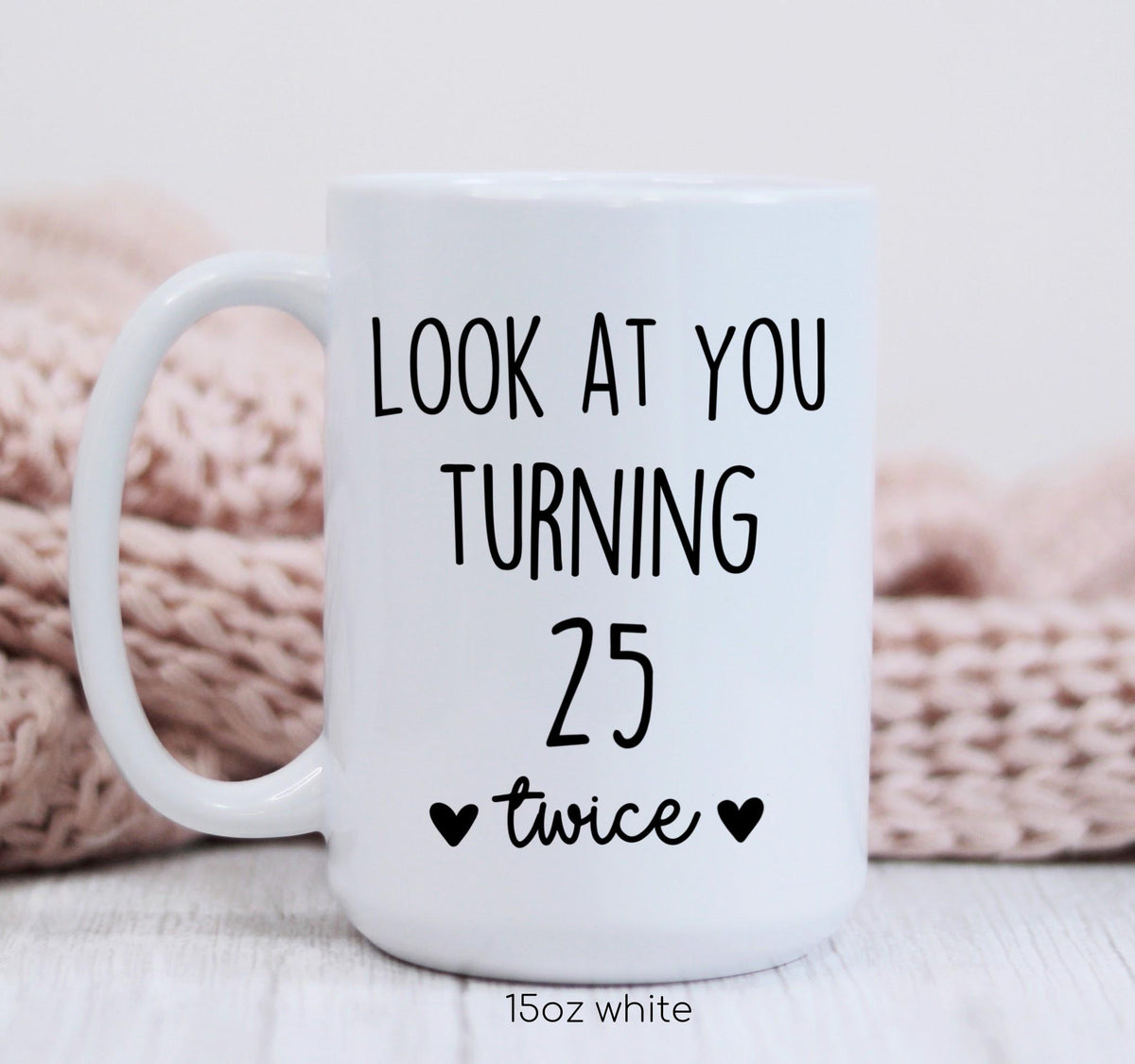 50th Birthday Gift for Women, 50th Birthday Mug, Personalized Birthday Gifts Funny 50th coffee cup 1975, Custom Gift For 50 Year Old, Women