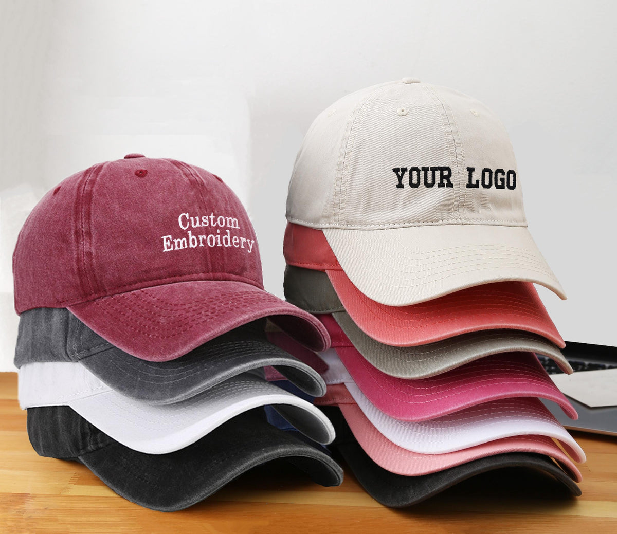 Embroidered Hat Personalized Dad Cap Embroidery Logo baseball hat Bachelorette hats Custom caps Sorority hat Unisex Baseball Cap
