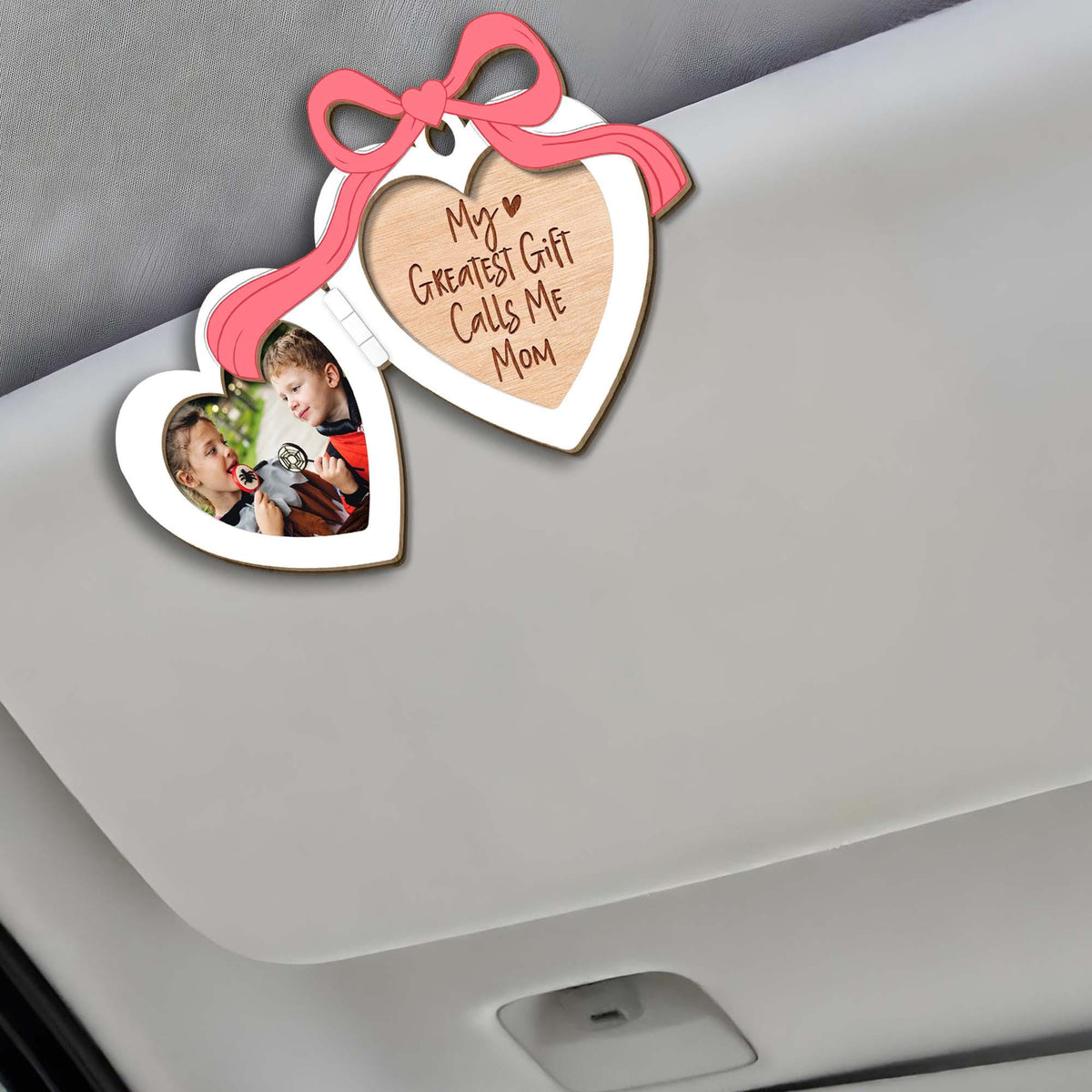 Mama Frame Car Visor Clip, Car Visor Clip, Gifts For Her, Custom Photo Car Visor Clip, Drive Safe Visor Clip, Mother's Day Gift,Gift for Mom