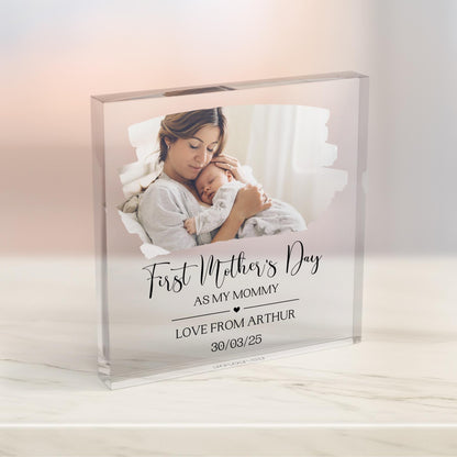 First Mother's Day Photo Gifts, Mommy Acrylic Block, Mother's Day Keepsake, Mummy Acrylic Block Gift, First Mother's Day Photo Present