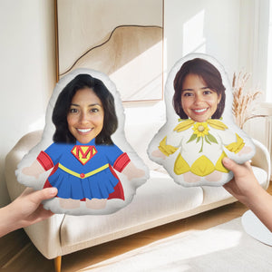 Personalized Photo Humanoid Cushion,Face Pillow,Custom Photo Pillow With Picture,Custom Shaped Pillow,Mothers Day Gift