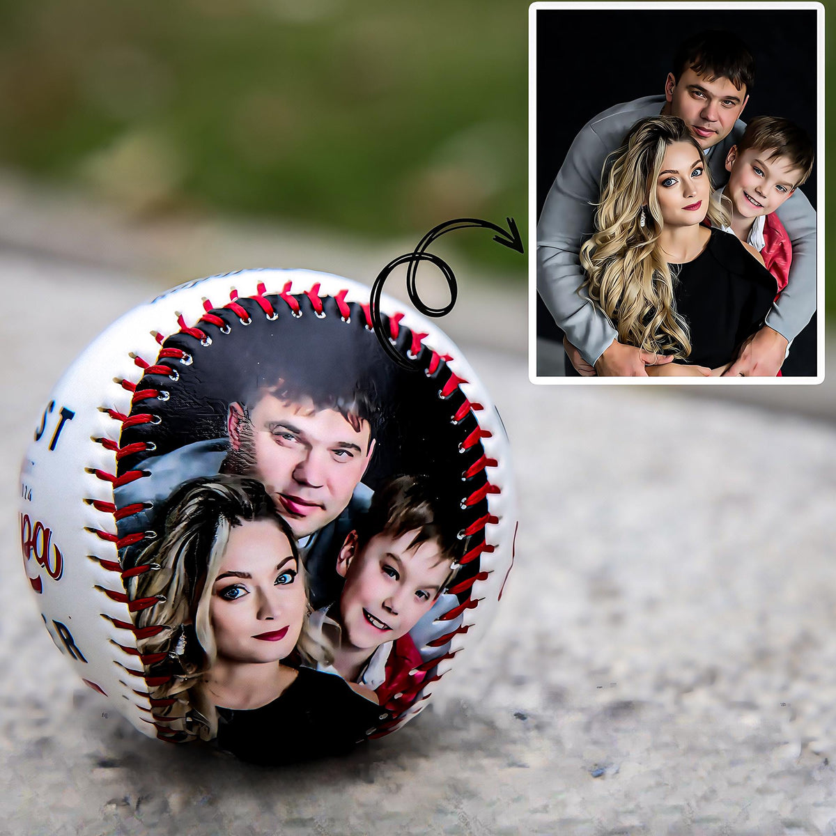 Custom Baseball For Dad,Personalized Baseball with Picture,Groomsmen Gift,Father s Day Gift,Birthday Gift,Baseball Team Gift