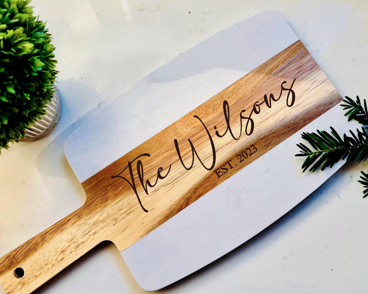 Wood Cutting Board, Personalized Cutting Board, Gift For Couple, Wedding/Engagement Gift,Housewarming Gift, Cheese Board