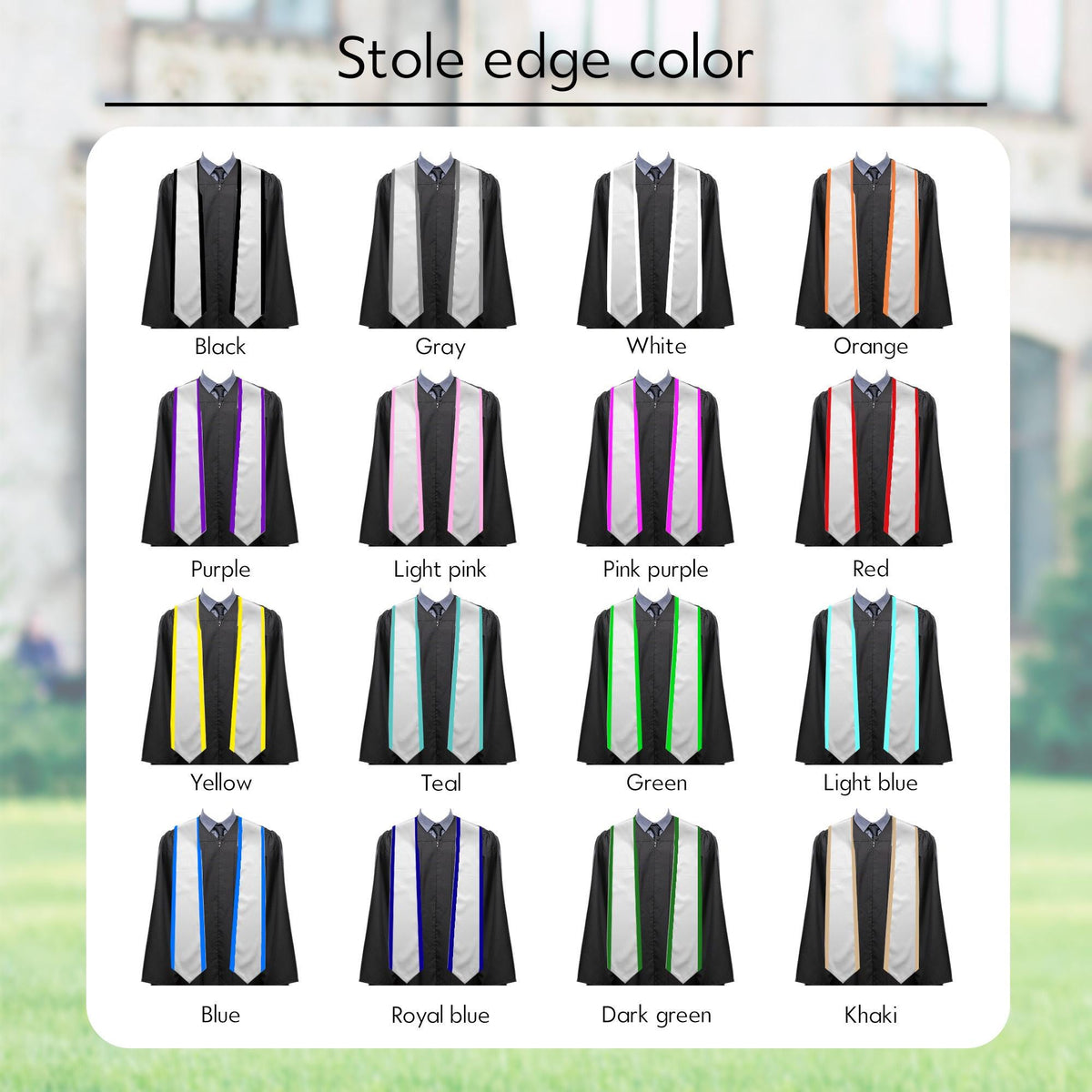 Custom Class of 2025 stoles Graduation, Personalized Logo Text Grad Stole Sash, Customized Gradute Stole with Your Design, Grad Gifts Idea