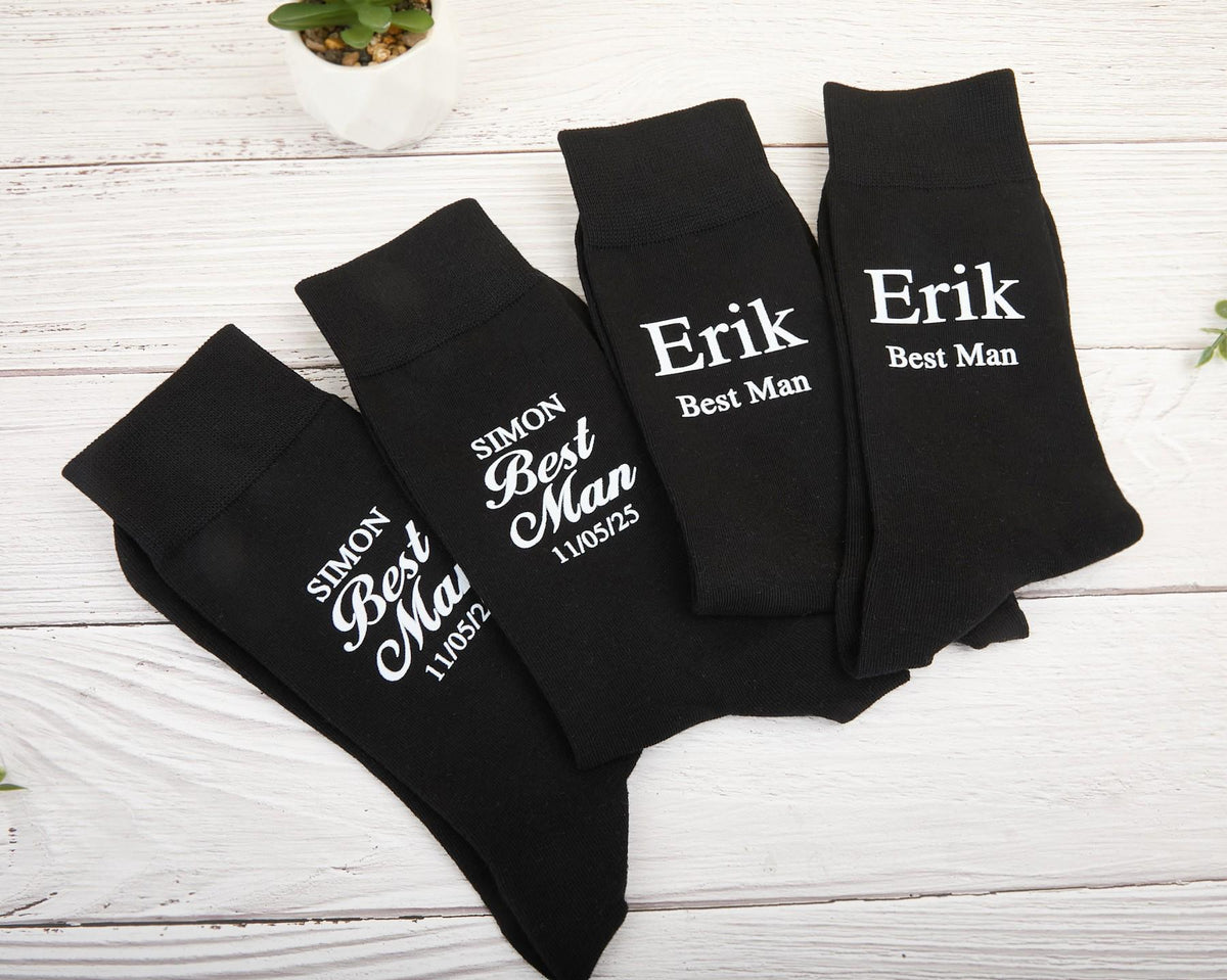 Personalized Groomsmen Socks,Custom Groomsmen Sock,Groom and Groomsman Socks,Groomsmen Proposal Gifts,Wedding Party Socks,Groomsman Gift.