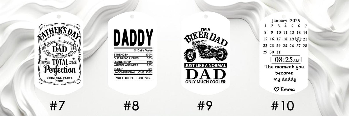 The Moment You Became My Daddy,Personalised First Time Daddy Gift,Keyring for Brand New Dads, Engraved Daddy Keychain,Fathers Day Keyring