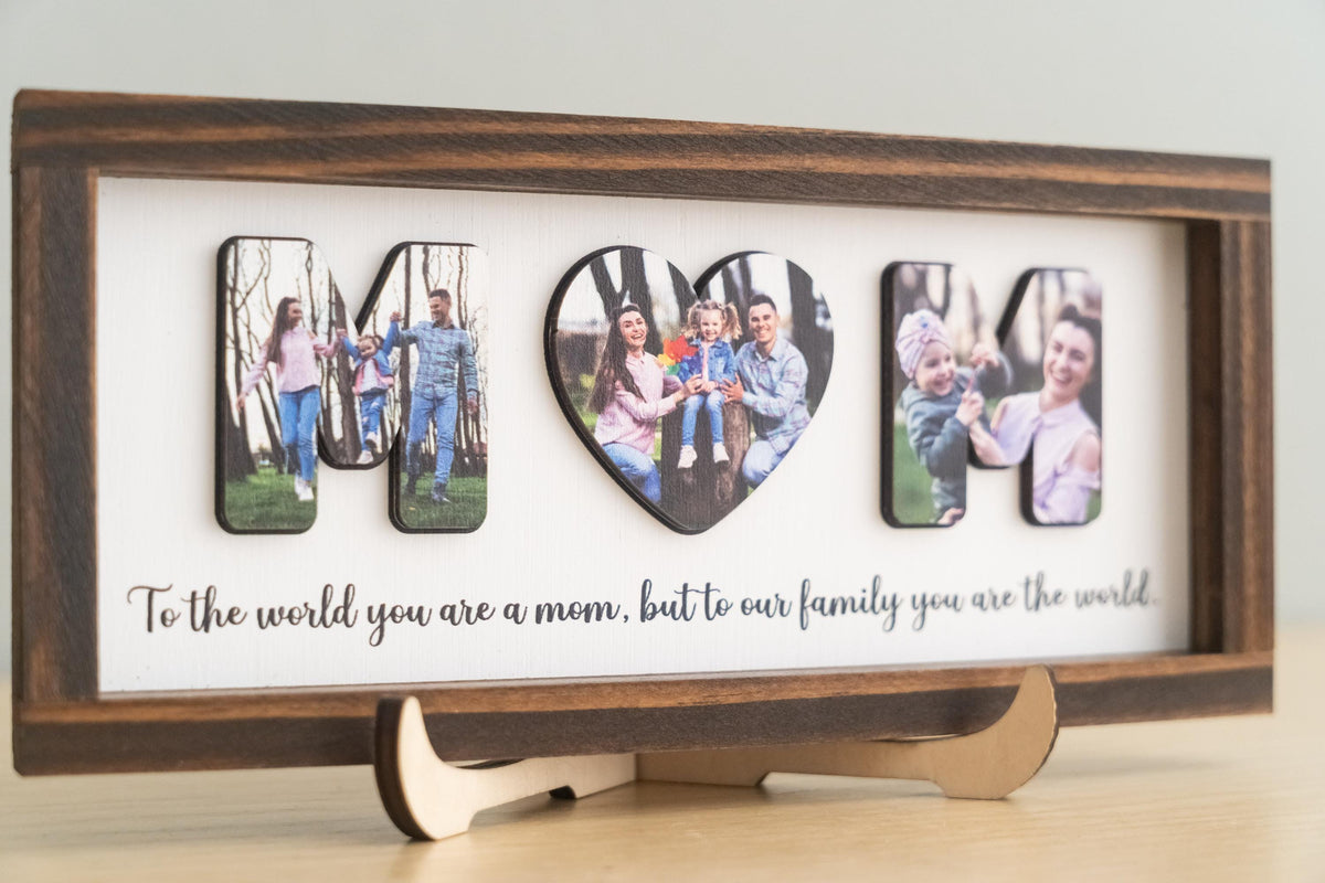 Personalized Mom Photo Gifts For Wife From Husband, Mom Birthday Gifts, Mother's Day Gifts For Mom From Daughter Son