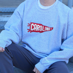 Embroidered Pennant Sweatshirt with Team Name, Custom Embroidered Pennant Shirt, Custom High School College Hoodie, Game Day, Friend Gift