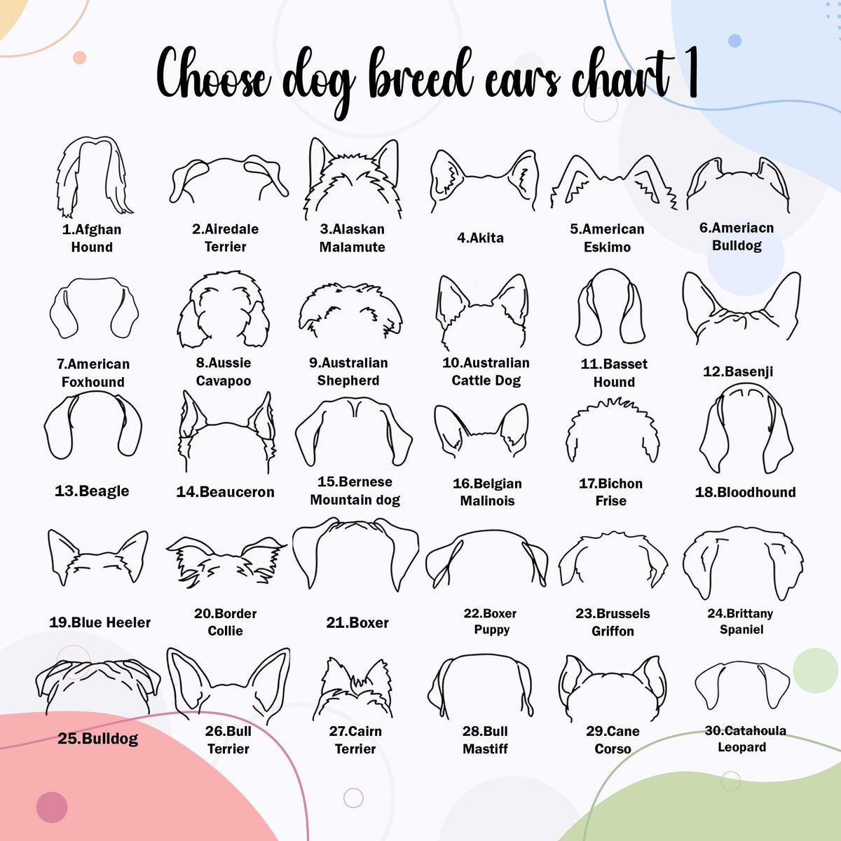 Custom Dog Drawing Ear Line Suncatcher, Personalized Dog Memorial Suncatcher, Loss of Dog, Dog Sympathy Gift, Handmade Name Dog Remembrance