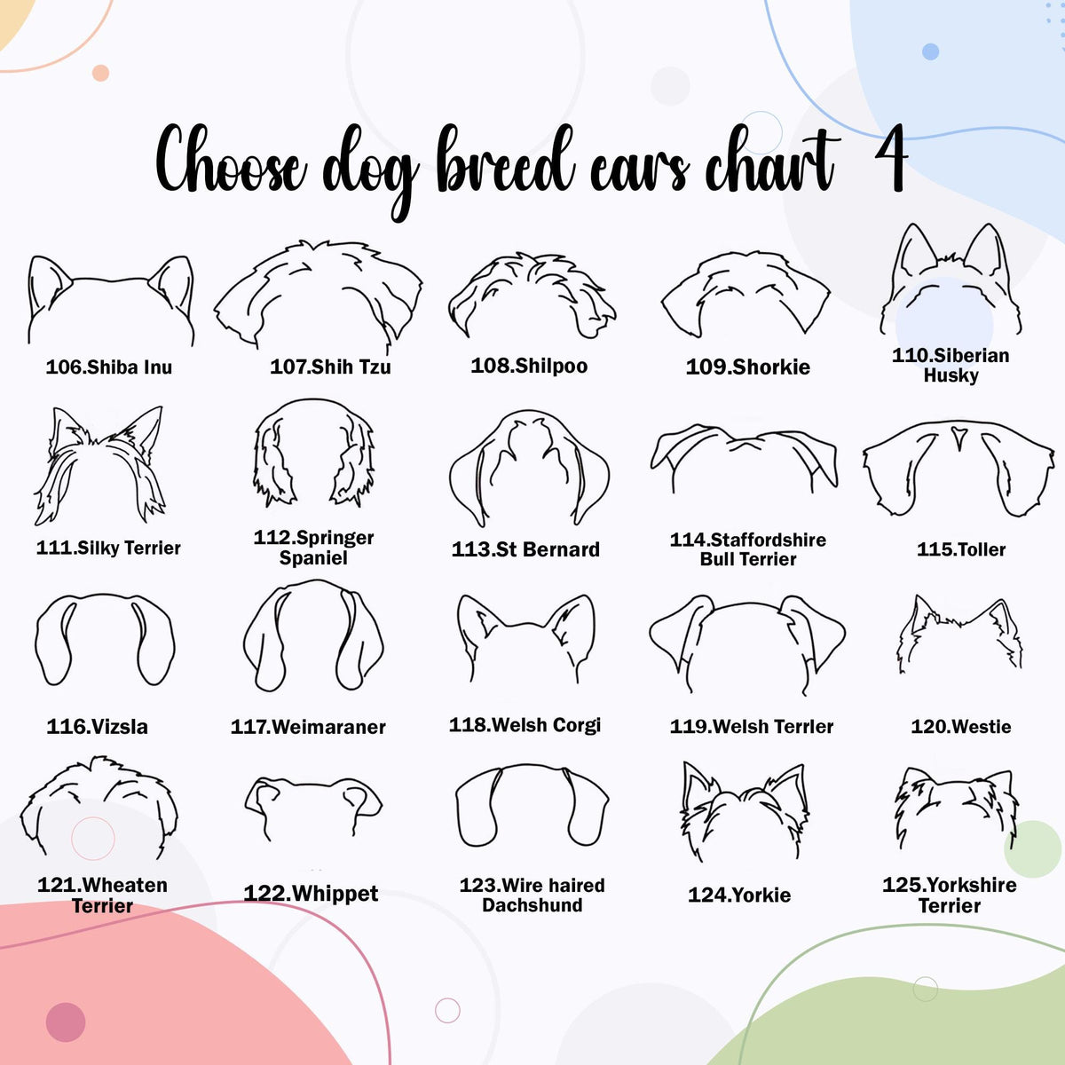 Custom Dog Drawing Ear Line Suncatcher, Personalized Dog Memorial Suncatcher, Loss of Dog, Dog Sympathy Gift, Handmade Name Dog Remembrance