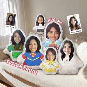 Personalized Photo Humanoid Cushion,Face Pillow,Custom Photo Pillow With Picture,Custom Shaped Pillow,Mothers Day Gift