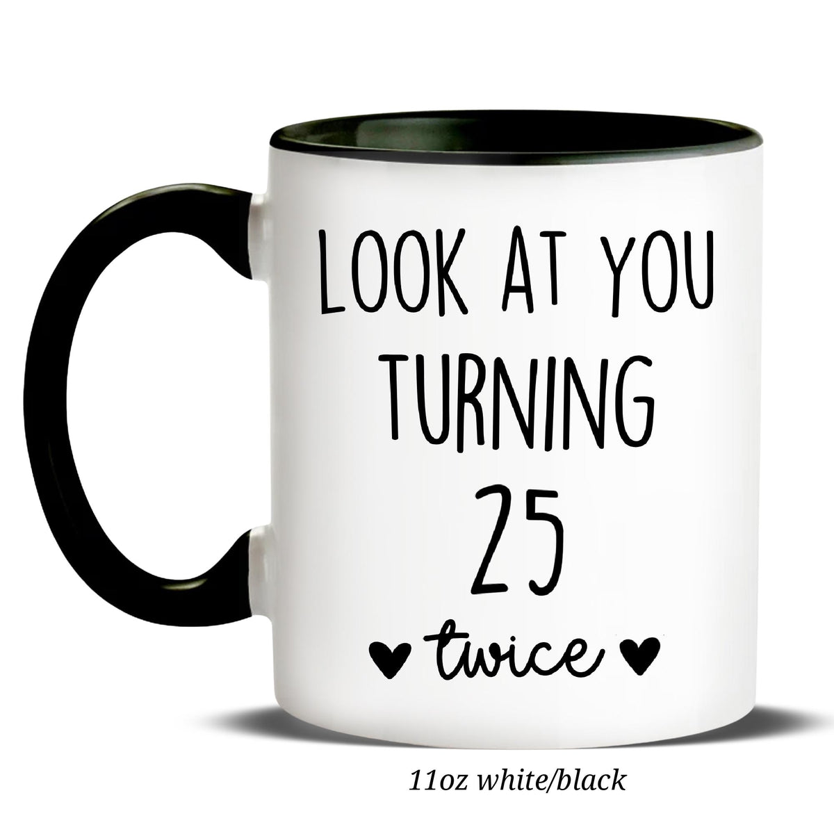 50th Birthday Gift for Women, 50th Birthday Mug, Personalized Birthday Gifts Funny 50th coffee cup 1975, Custom Gift For 50 Year Old, Women