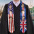 Celebration Graduation Stole With Custom Face, Personalized Photo Graduation Stole for Daughter Class, Graduation Stash with Country Flag