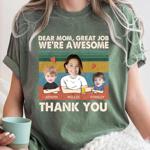 Personalized Funny Mom Shirt, Mother's Day Gift From Kids Husband, Funny Mom Face Shirt, Gift For Mom From Son, Mother's Day Mama Shirt