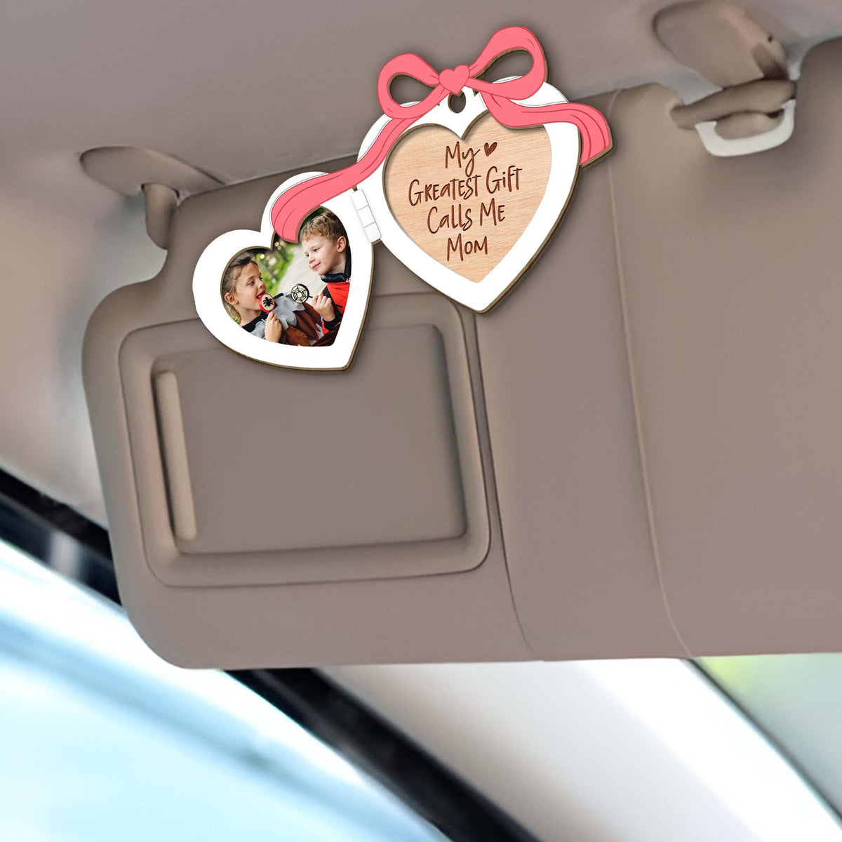 Mama Frame Car Visor Clip, Car Visor Clip, Gifts For Her, Custom Photo Car Visor Clip, Drive Safe Visor Clip, Mother's Day Gift,Gift for Mom