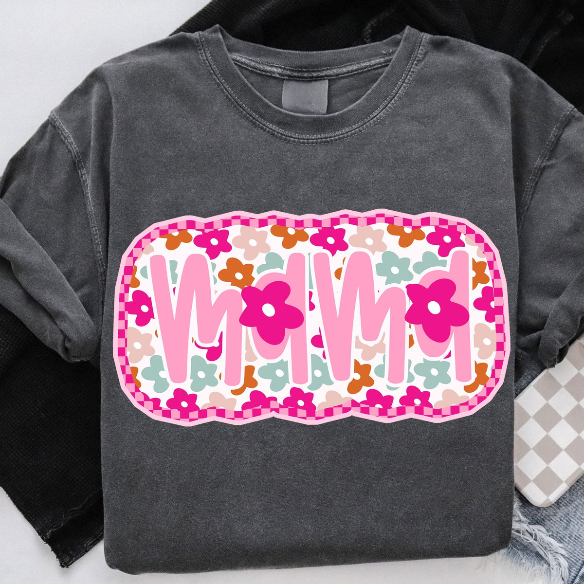 Floral Mama, Preppy Mama, Mama Flower, Retro Mama, Mothers day, Custom Mama Shirt, Pink Mama bundle , Pink Mama
