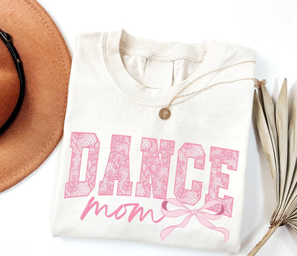 Coquette Dance Mom Shirt, Dance Mom Tee, Ballet Mom Gift, Dance Mama Shirt, Ballet Mom T-shirt, Gift for Dance Mom, Cute Tee