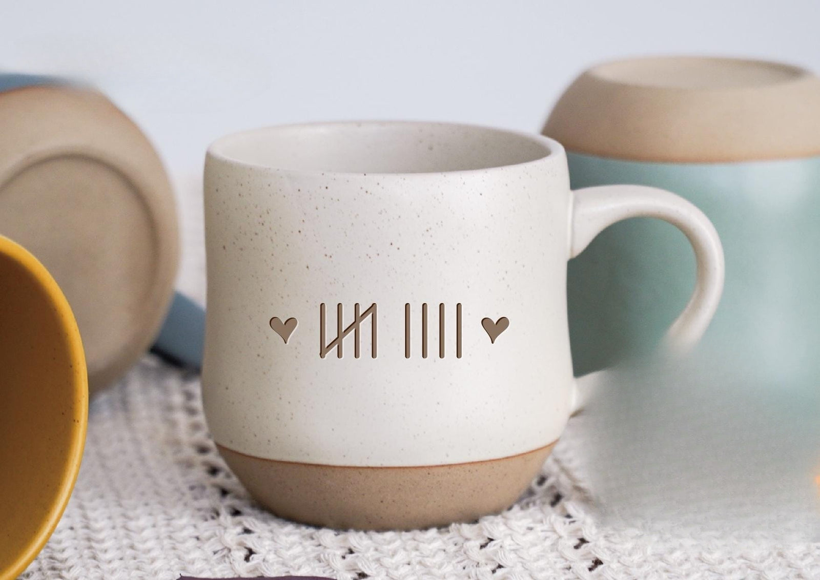 Custom 9 year anniversary gift,Personalized Wedding Anniversary Gift9th Anniversary Ceramic Mugs,Wedding Gifts,Story of Us GiftGifts for Her