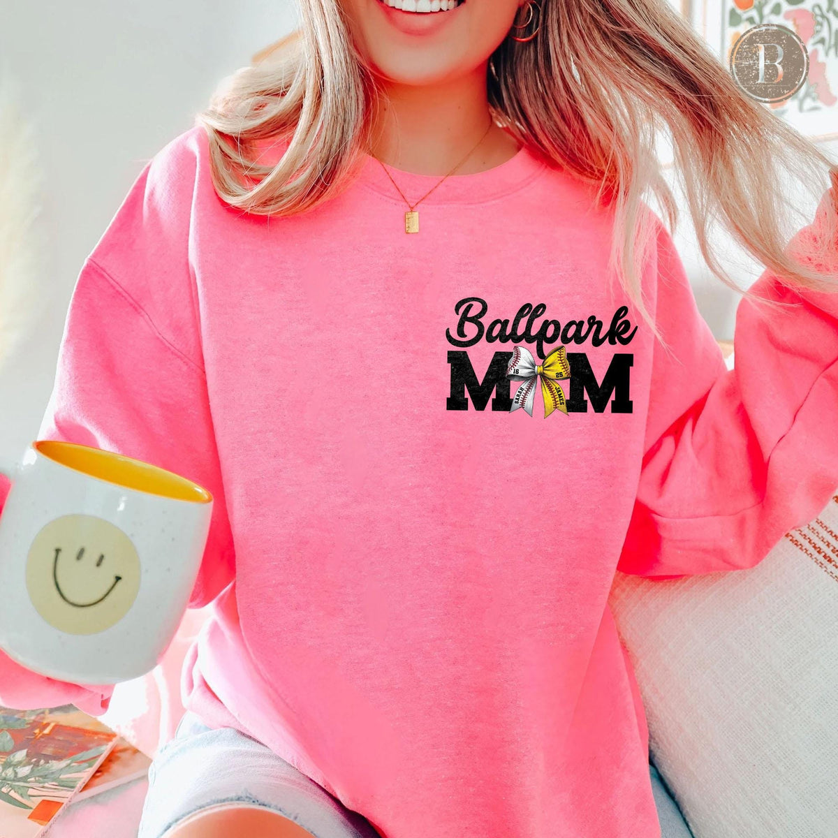Custom Baseball Softball Mom, Ballpark Mama Shirt, Those Are My Kids, Baseball Softball Shirt For Mom, Mother's Day Gift