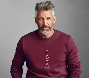 Papa Sweatshirt Personalised With Name, Father T-Shirt Gift, Expecting Dad Announcement Tee, Father s Day Hoodie, Cool Dad Shirt, Best Dad