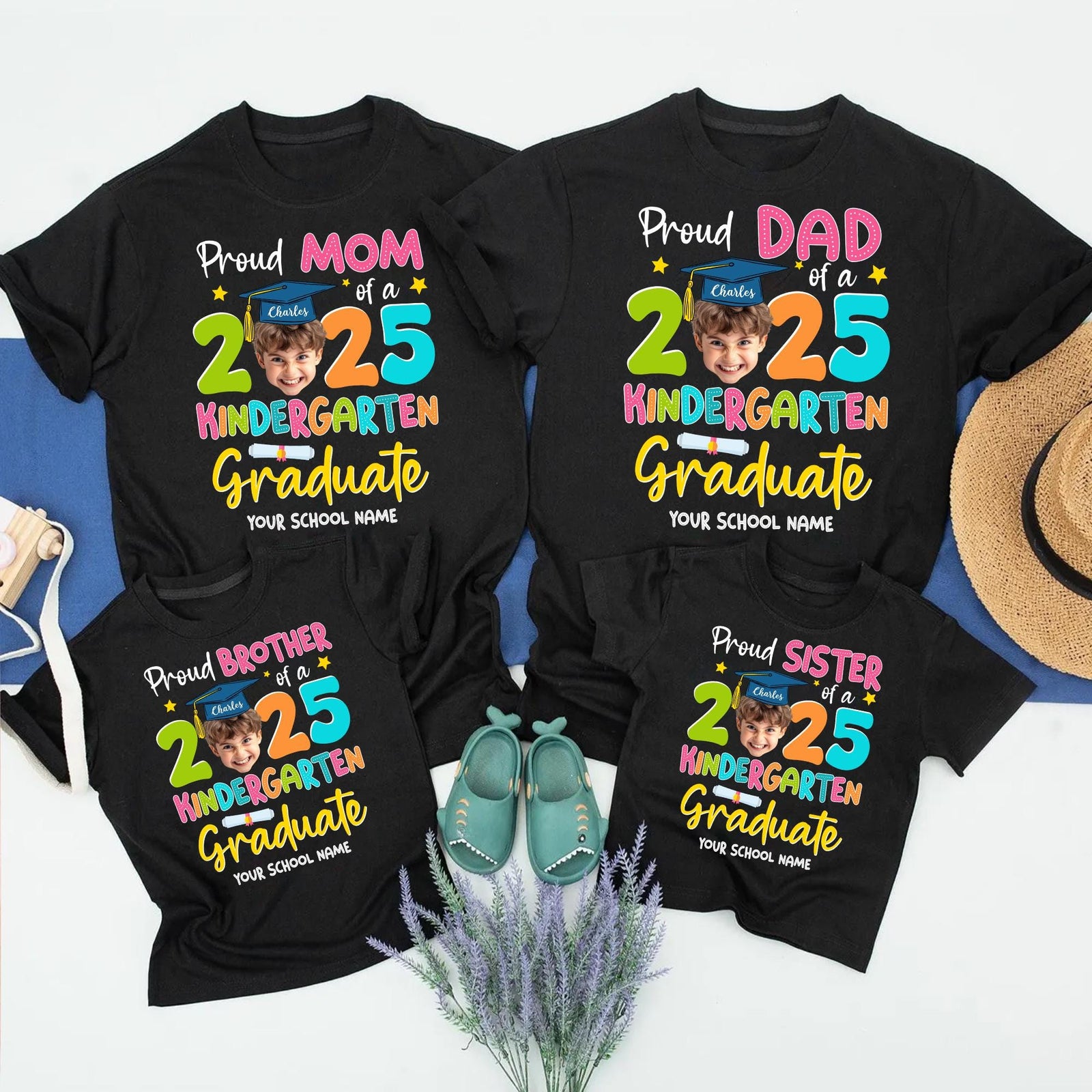 Custom Kindergarten Graduation Shirt, Kinder Grad Shirt, Cute Kindergarten Grad Shirt, Kids Graduation Shirt, Last Day Of School Shirt