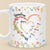 Custom Grandma Heart Mug, Grandma Mug, Grandma Heart With Kid Names Mug, Custom Grandma With Kid Names Mug, Mom and Grandma Mug