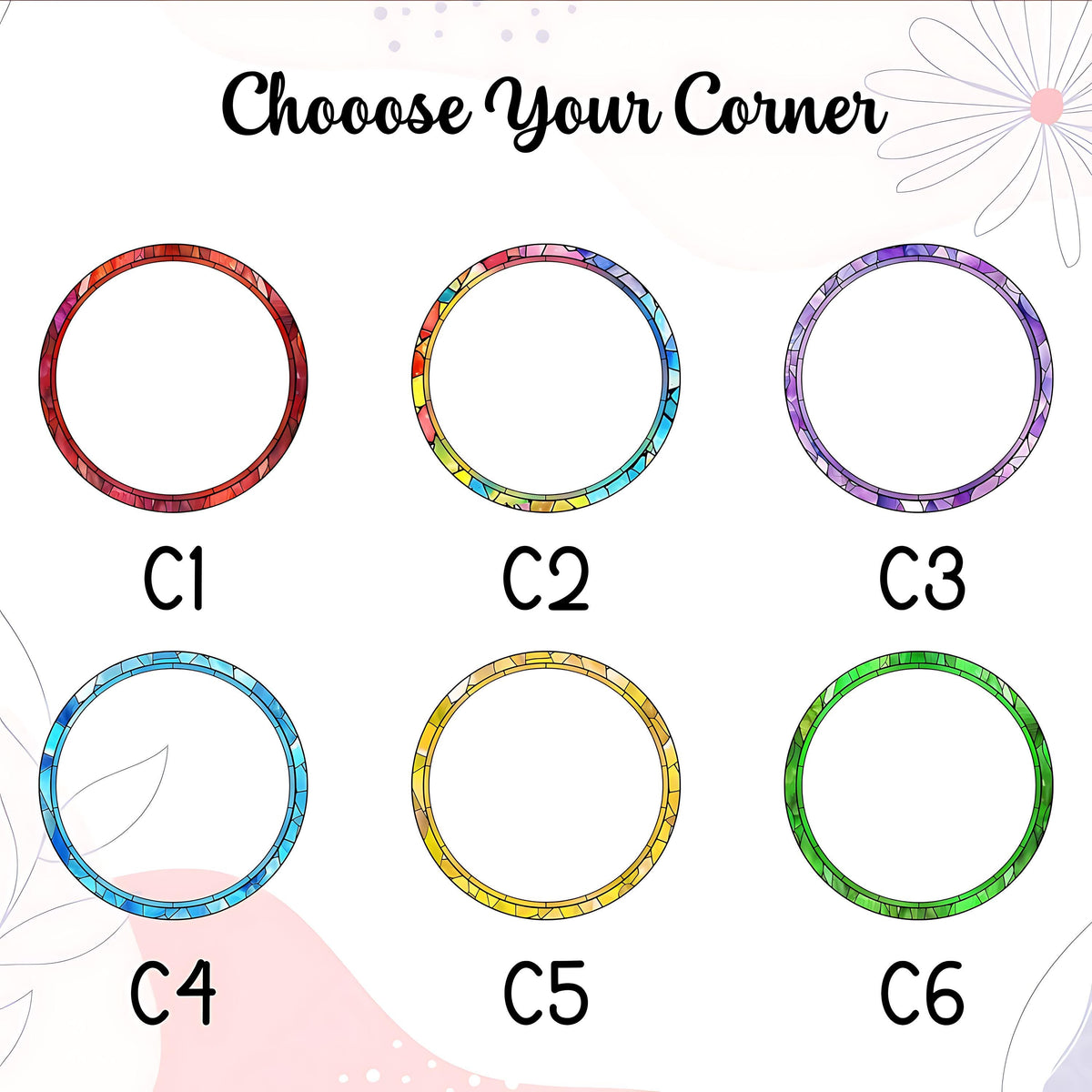 Personalized Mimi's Garden Stained Glass Suncatcher, Mother's Day Gift, Gift For Grandma, Nana Birth Month Flower,Mama's Gifts,Mimi's Garden