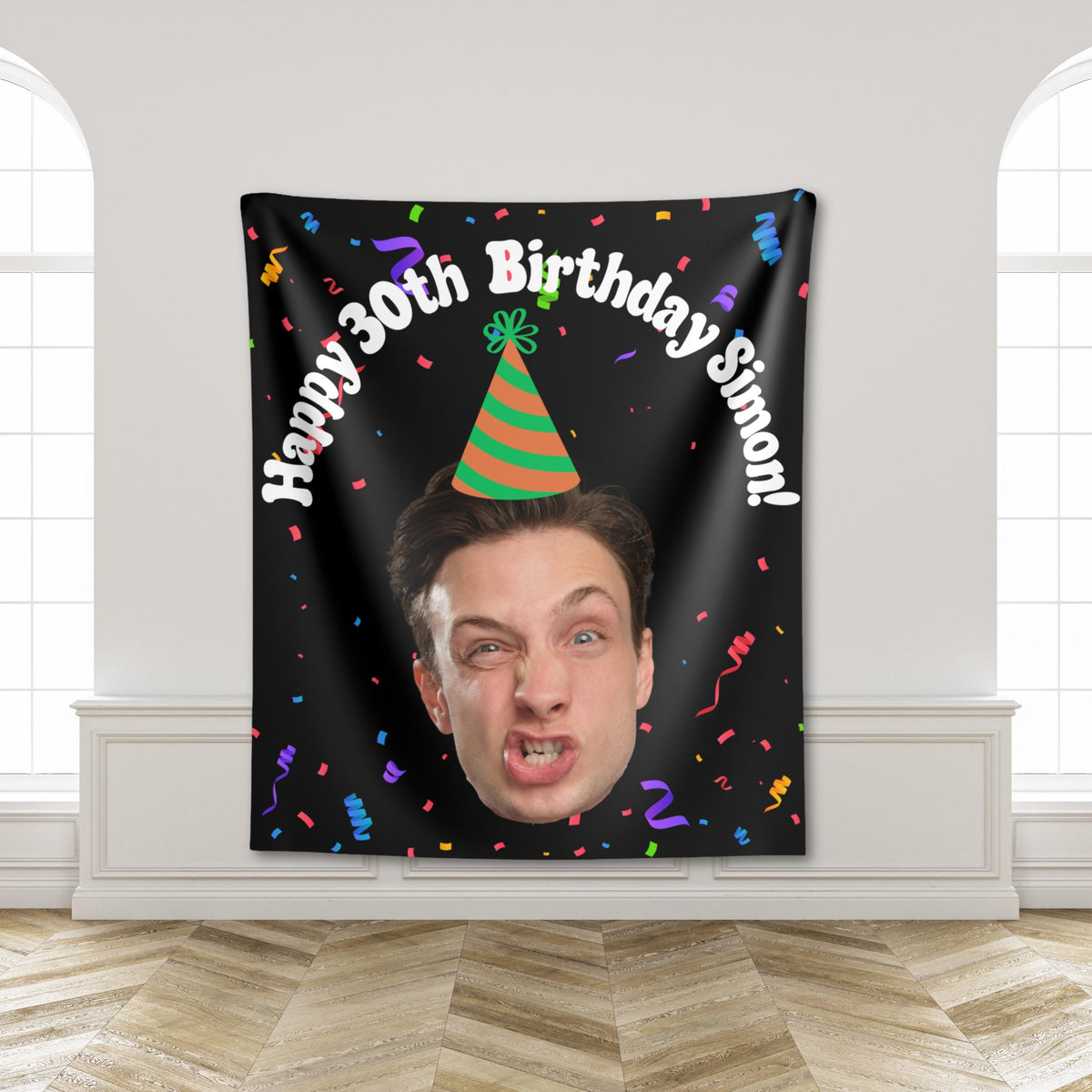 Custom Face Birthday Banner, Funny Face Photo Birthday Party Decoration, Big Head Cutout Wall Decor, Funny Birthday Decorations For Him